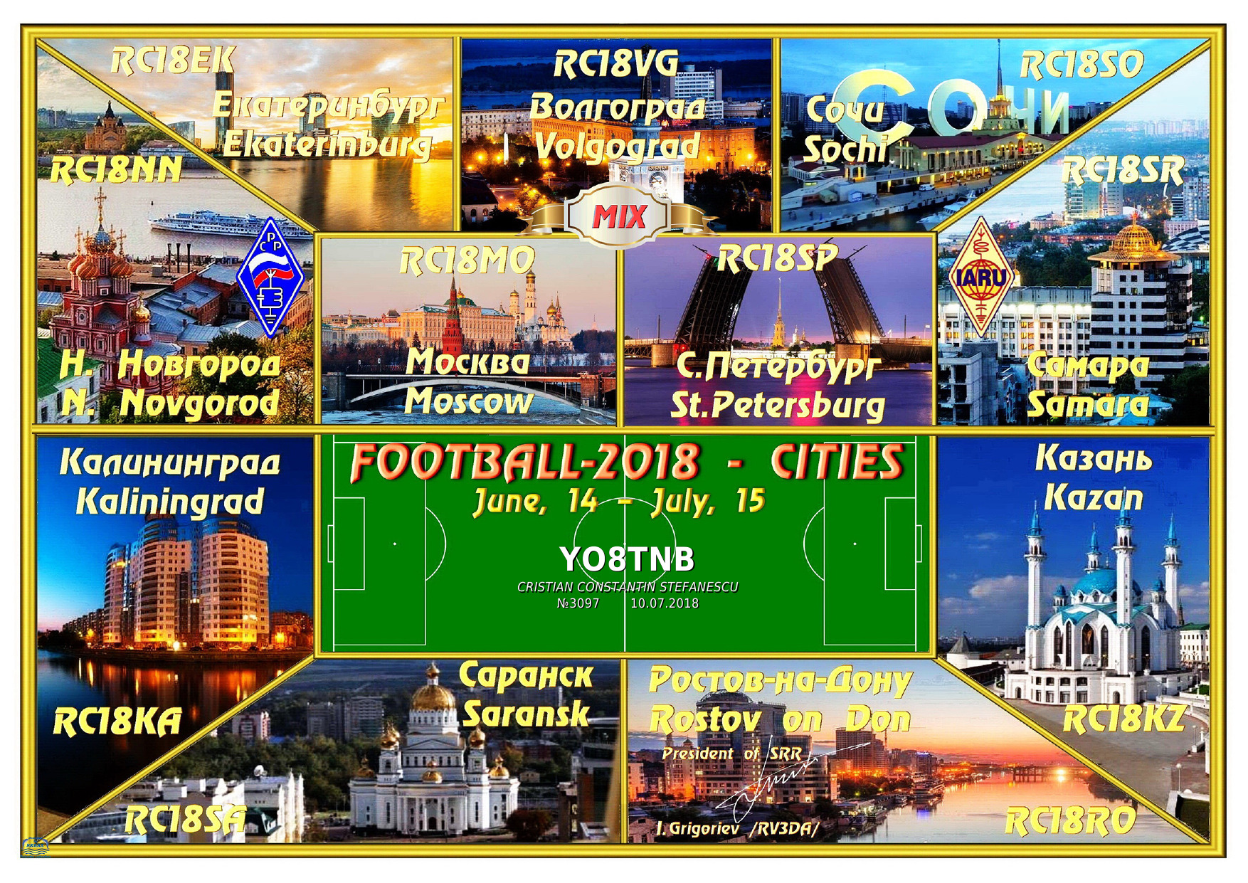 FIFA World Cup 2018 Cities Mix